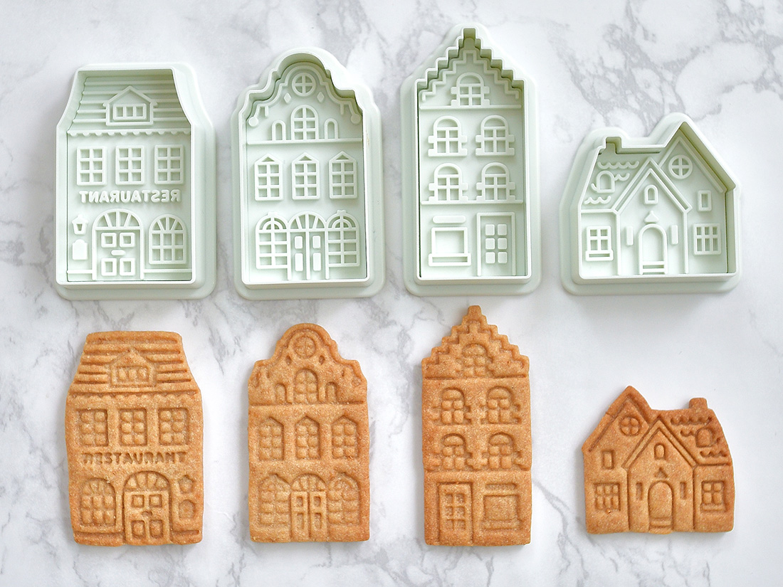 cotta スタンプクッキー型 夢みる街並み | cottaオリジナルのクッキー