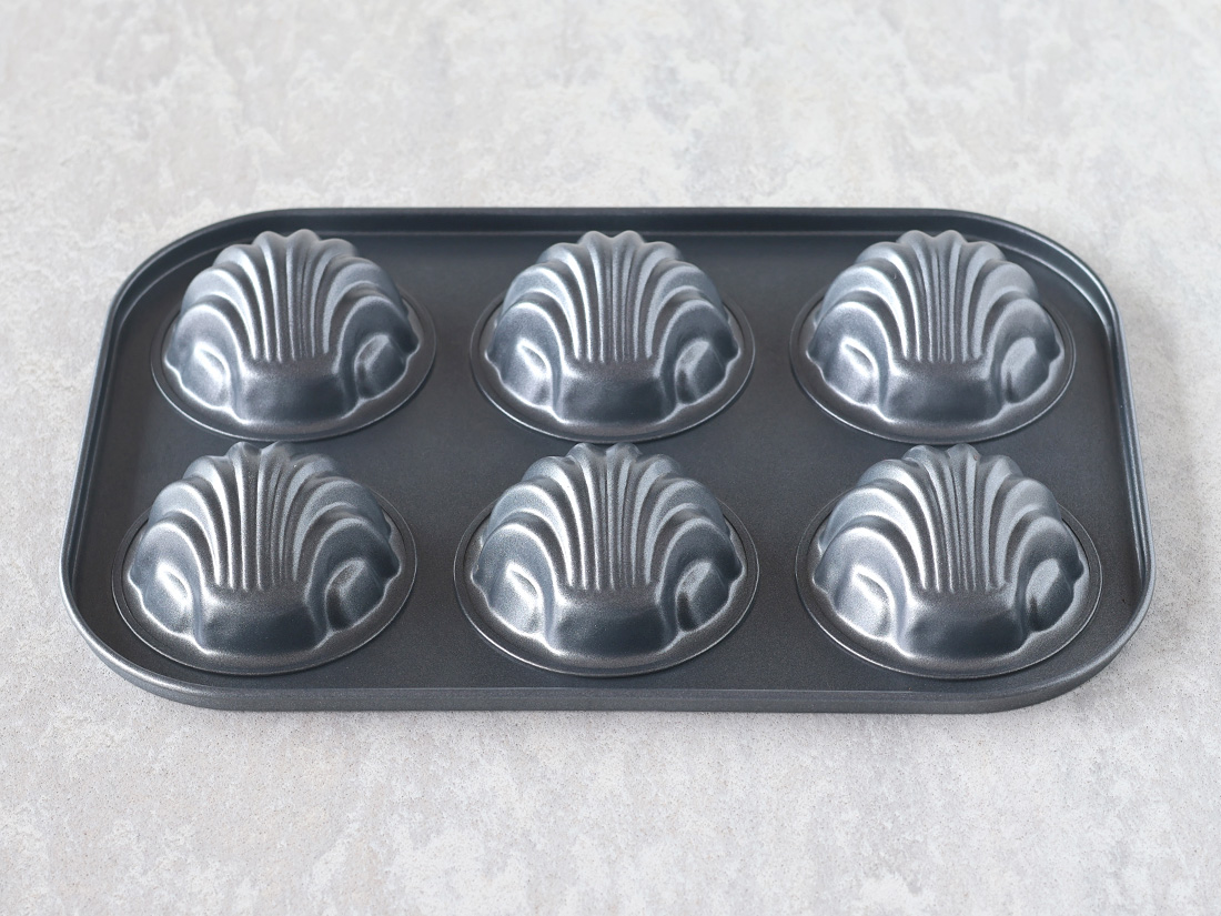 cotta マドレーヌ型 ほたて深型(6個取) | マドレーヌ型 | お菓子・パン