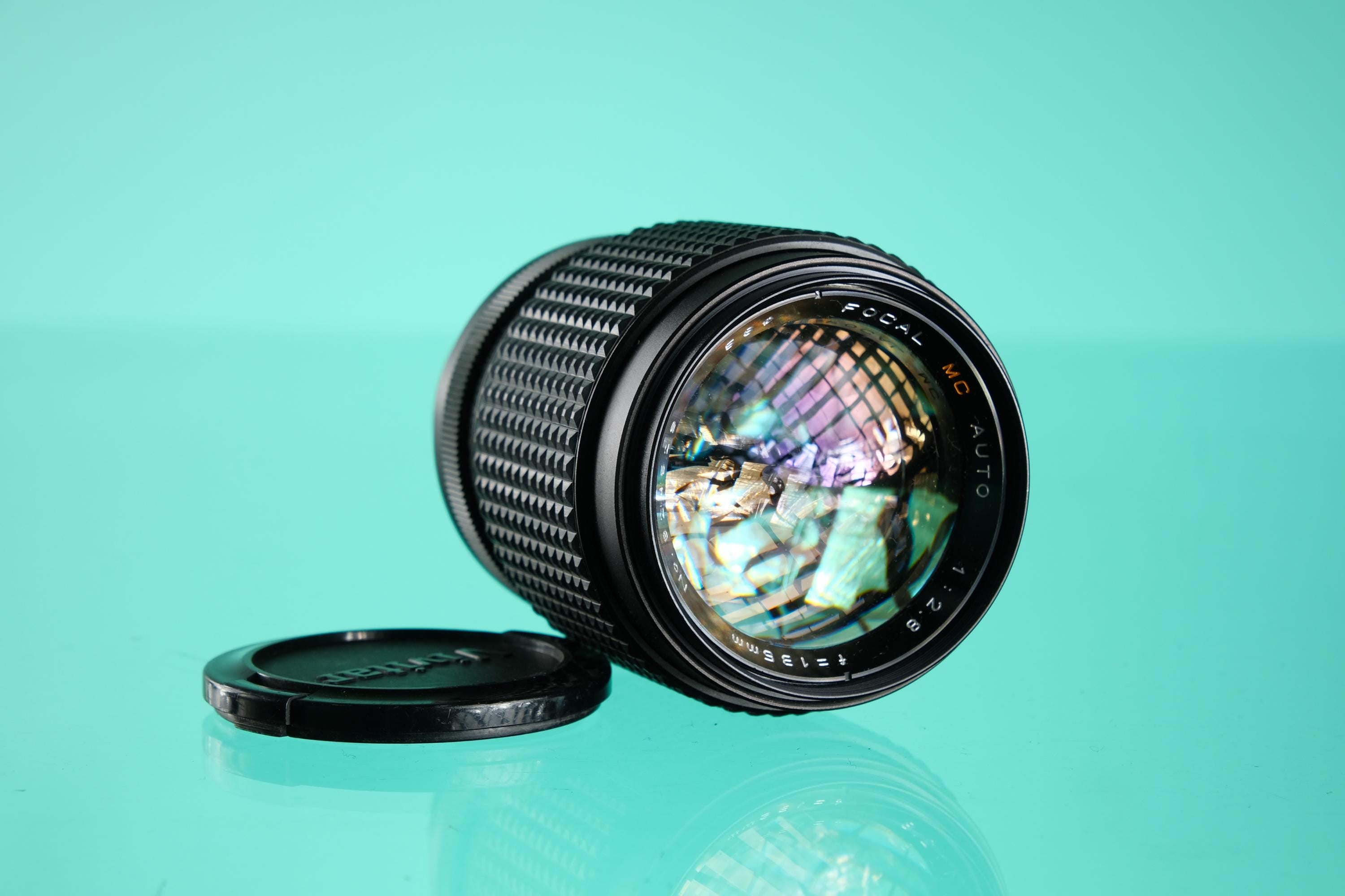 Focal MC Auto 135mm f/2.8 Minolta MD Mount Telephoto Lens