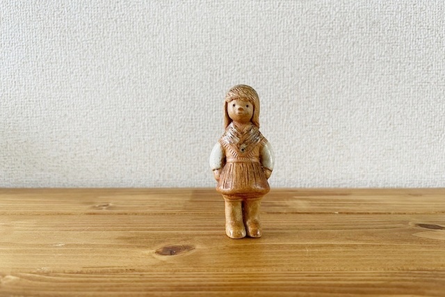 Rutebo keramik Lisskulla/ルーテボ 女の子 北欧雑貨アンティークcoco