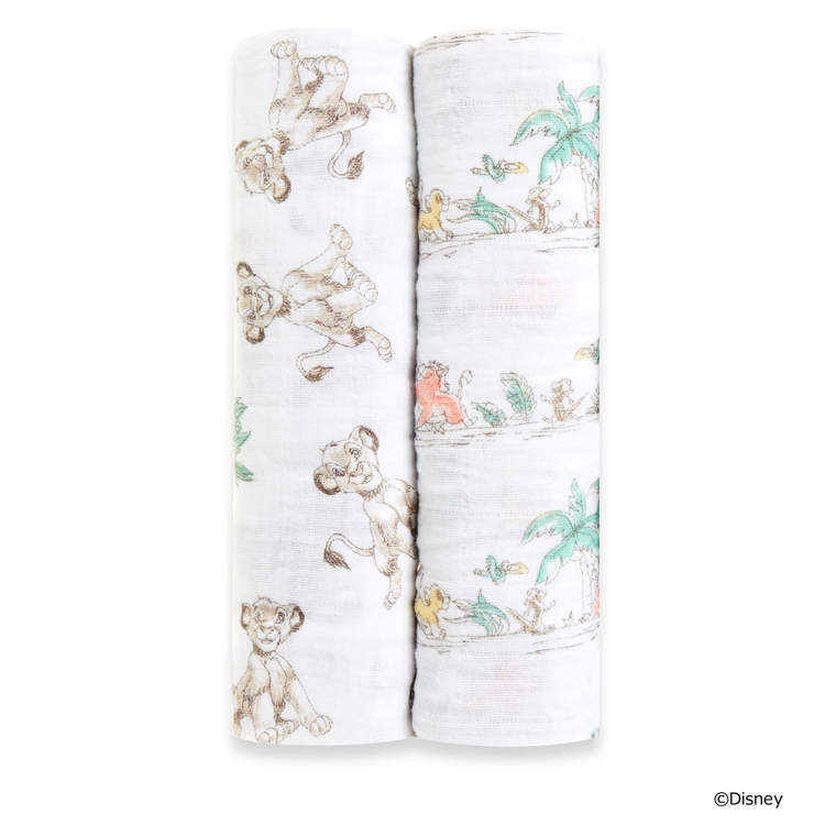 aden+anais(エイデンアンドアネイ) ディズニーベビー スワドル(2枚組