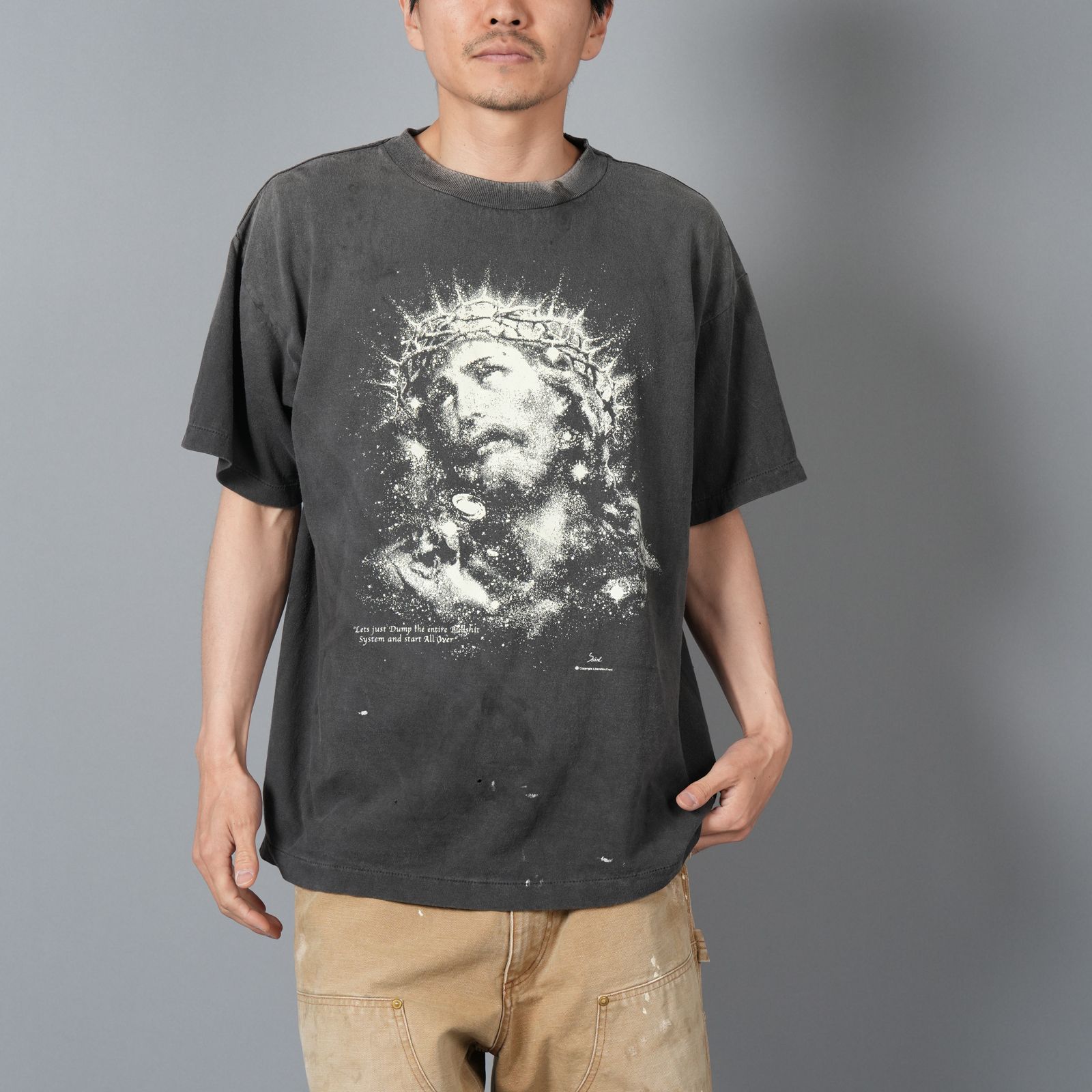 SAINT M×××××× - 【ラスト1点】SM-HR8-0000-016 / SS TEE / JESUS