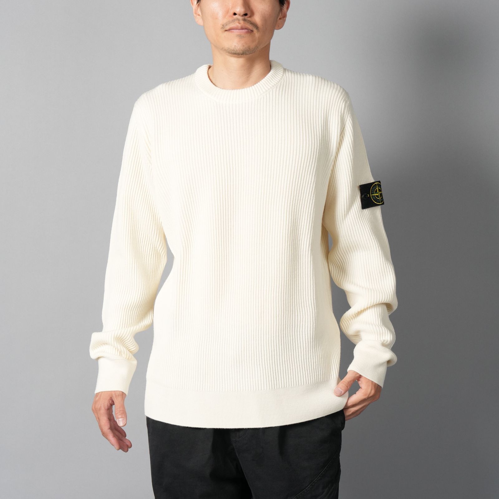 STONE ISLAND - 【ラスト1点】5100053 / FULL RIB RWS WOOL / ニット