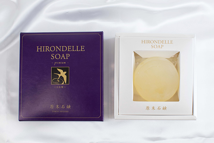 HIRONDELLE SOAP premium / 原末石鹸(洗顔石鹸, スキンケア・基礎