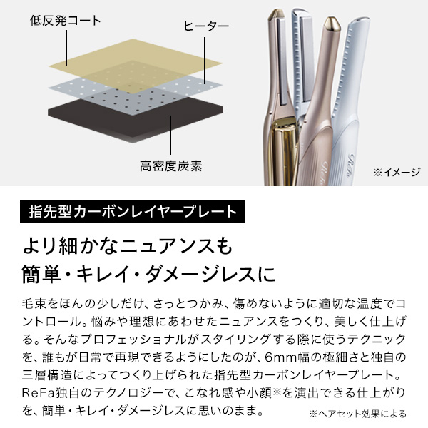 おひとり様1点まで】リファ フィンガーアイロン ST 6 / リファ(ヘア