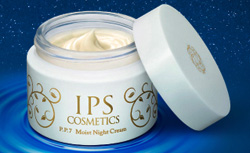 ipsコスメティックスの夜用保湿クリームで寝ながらうるおい肌になる