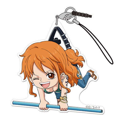 ナミ アクリルつままれストラップ [ワンピース] | キャラクター公式