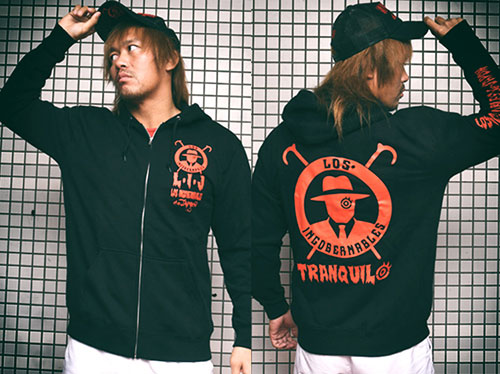 内藤哲也 パーカー（ブラック×レッド） [新日本プロレスリング] | 公式