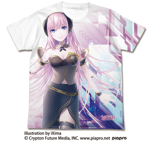 巡音ルカ V4X フルグラフィックTシャツ [巡音ルカ V4X] | キャラクター