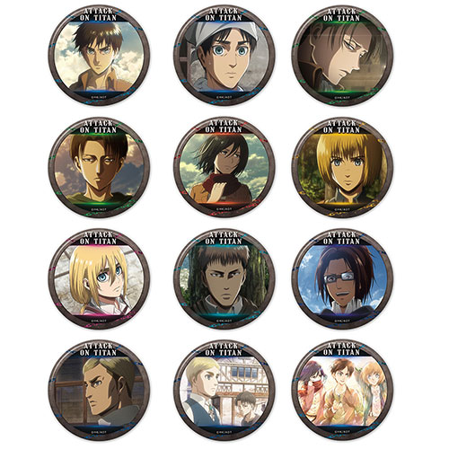 進撃の巨人 トレーディング缶バッジ/1ボックス [進撃の巨人] | 公式