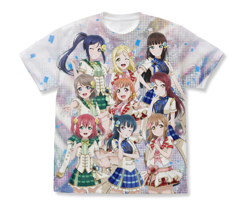 Aqours フルグラフィックTシャツ [ラブライブ！サンシャイン!!] | 二