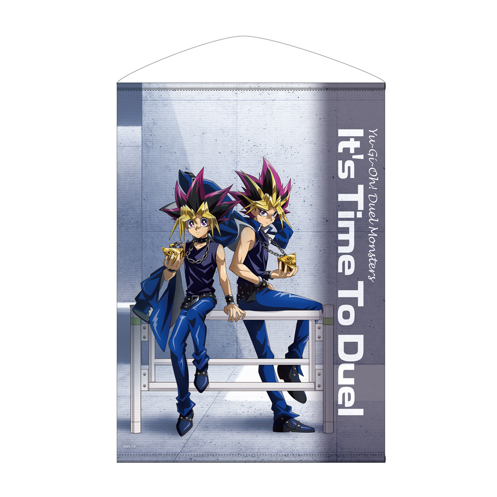 描き下ろし 武藤遊戯＆闇遊戯 B2タペストリー オフモードの決闘者Ver