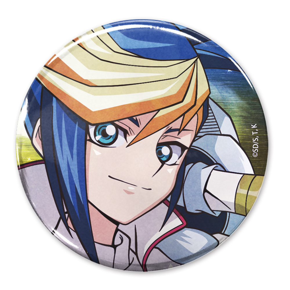 描き下ろし 十六夜アキ 65mm缶バッジ オフモードの決闘者Ver. [遊☆戯