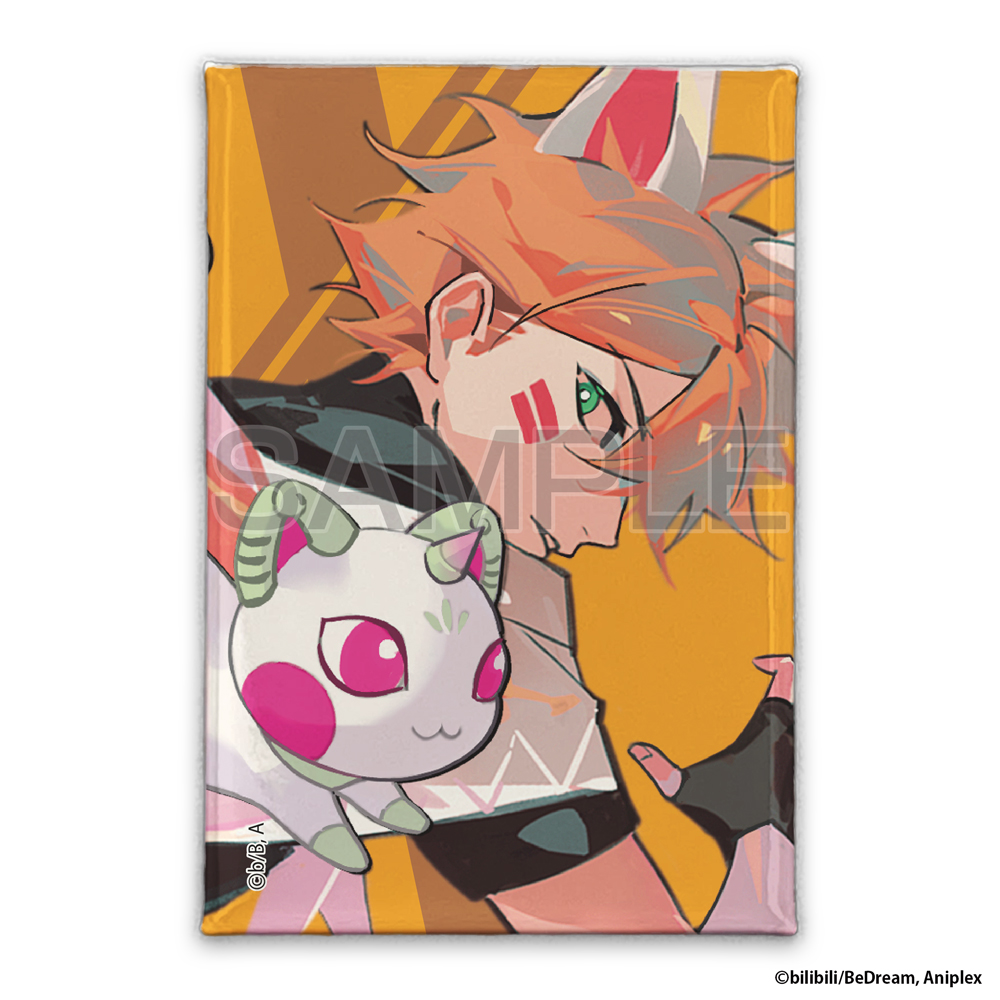 梁龍 スクエア缶バッジ [アニメ「TO BE HERO X」] | キャラクター公式