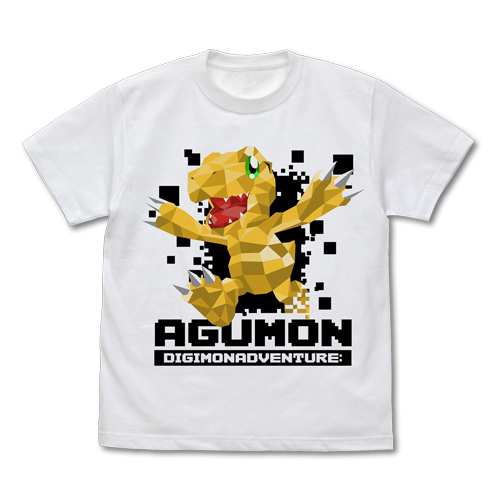 アグモン ポリゴングラフィック Tシャツ [デジモンアドベンチャー