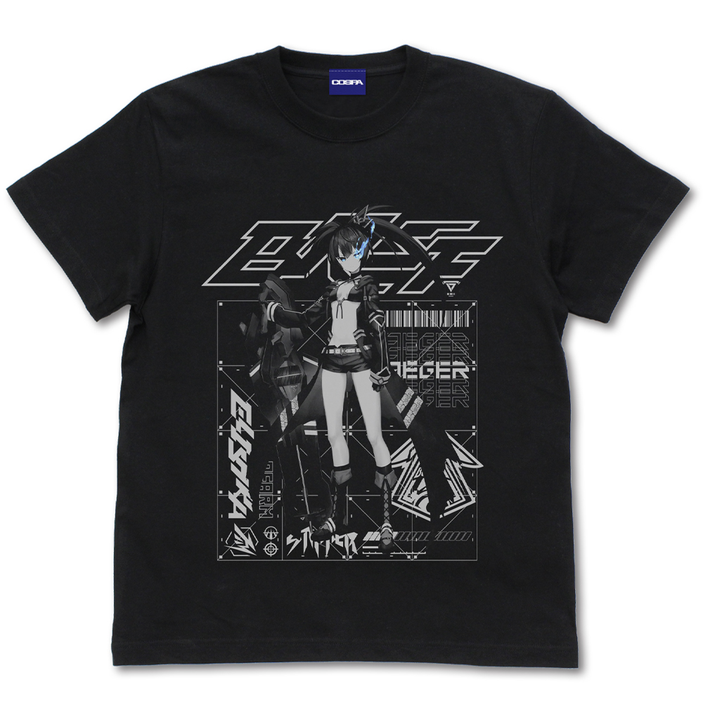 エリシュカ Tシャツ [ブラック☆ロックシューター FRAGMENT