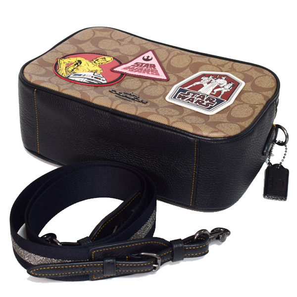 COACH】コーチ コーティングキャンバス ペブルレザー スターウォーズ