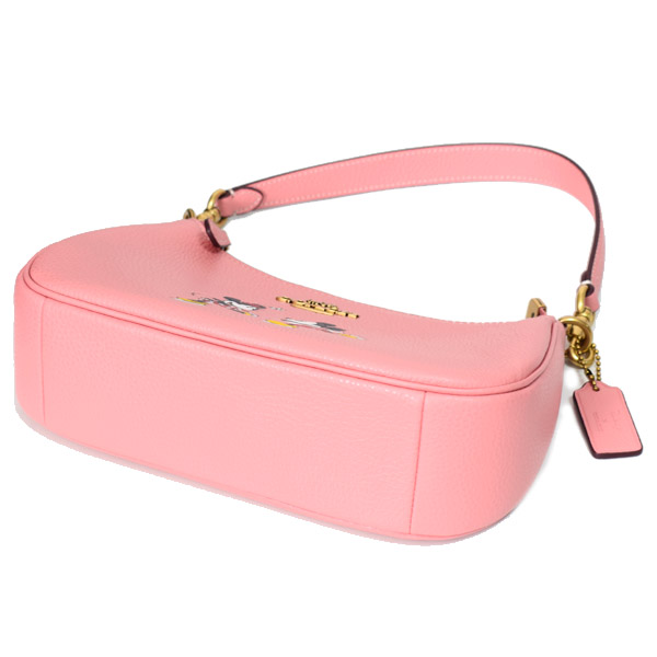 COACH】コーチ ぺブルレザー ディズニー コラボ ミッキー ミニー テリ
