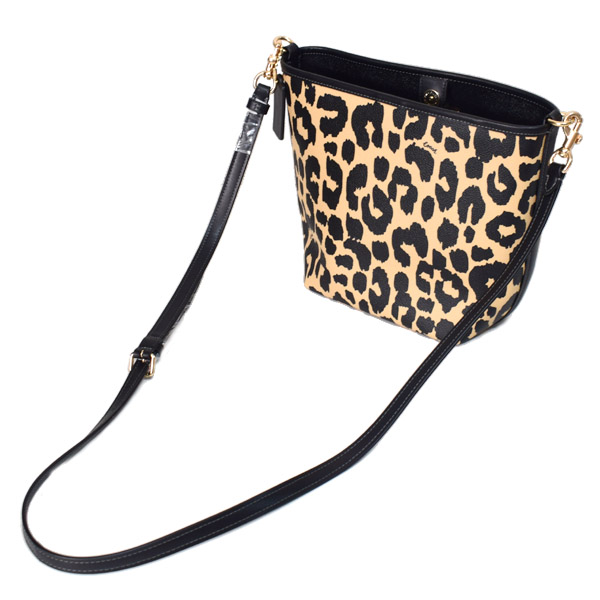 COACH】コーチ バッグ レオパード ヒョウ柄 アニマル シティ バケット