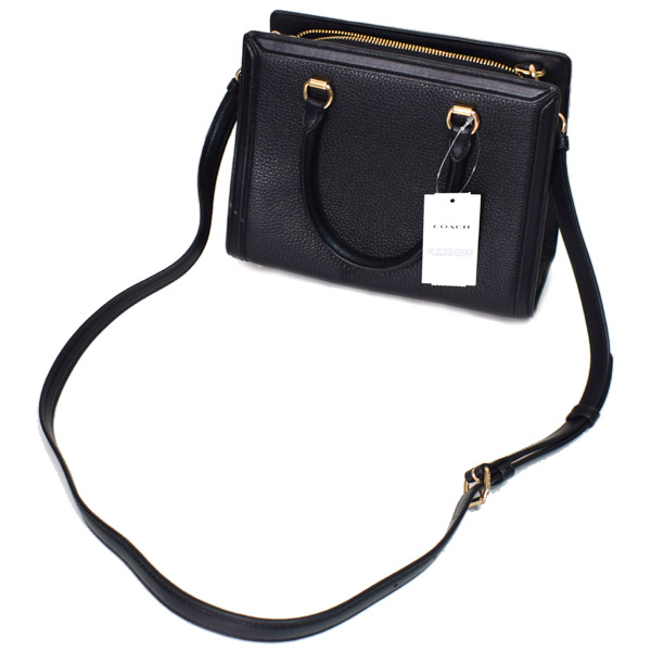 COACH】コーチ レザー グレース キャリー オール ロゴ 2way 斜め掛け