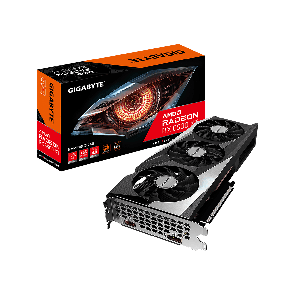 GV-R65XTGAMING OC-4GD | GIGABYTE(ギガバイト) Radeon RX 6500 XT