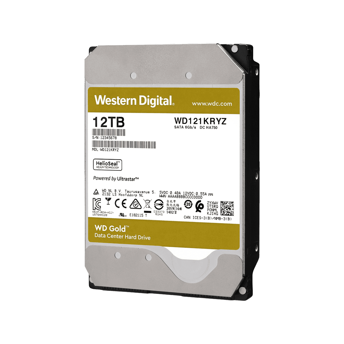 WD121KRYZ | WD121KRYZ | WesternDigital WD Gold エンタープライズ