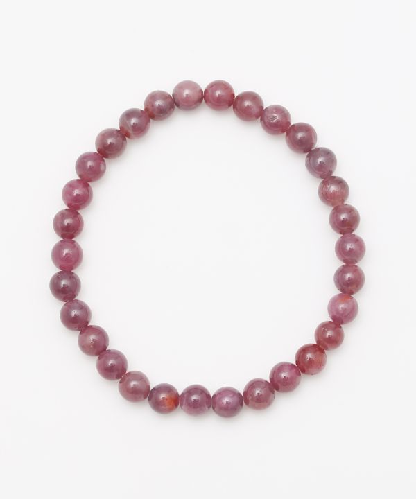 ルビーブレスレット 6mm(ﾐｬﾝﾏｰ産): 『岩座(いわくら)』公式通販