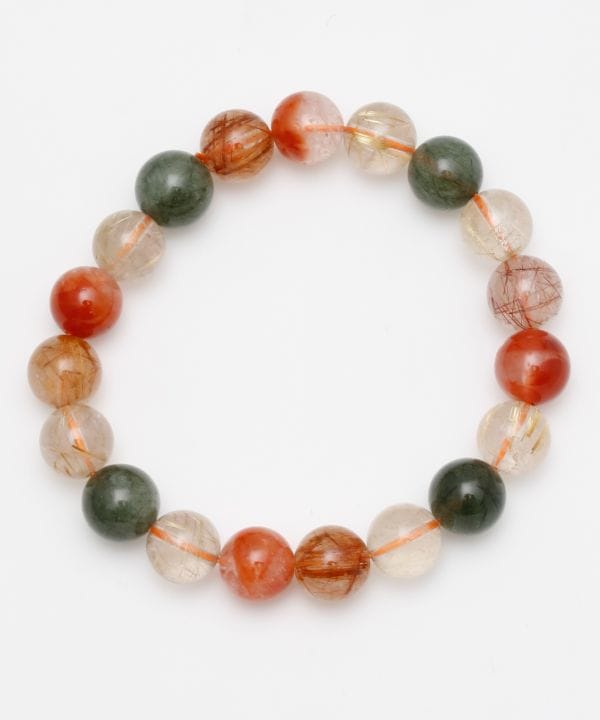 ミックスルチルクォーツ 10mm(ﾌﾞﾗｼﾞﾙ): 『岩座(いわくら)』公式通販