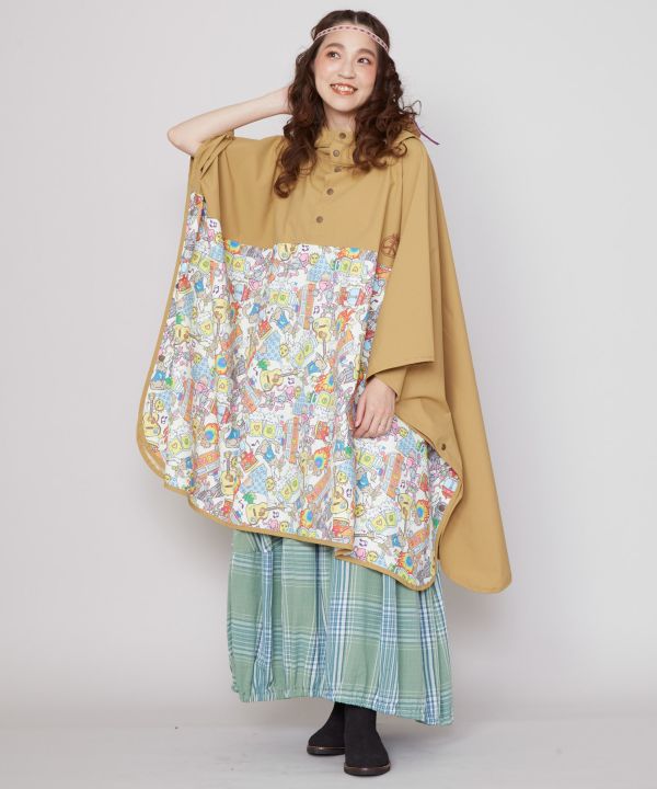 ポプカラレインポンチョ【Amina×grn×POP FIRE】(PURPLE): 『チャイハネ