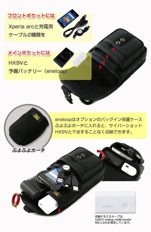 最強サイバーショット「DSC-HX30V」が、収納OKなケースたち