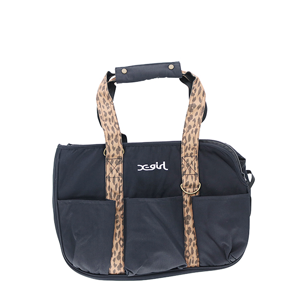 X-girl（エックスガール）レオパード柄 キャリートート｜全2色 | 犬服