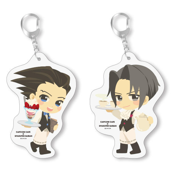 逆転裁判 御剣怜侍 アクリルスタンドキーホルダー ポストカード