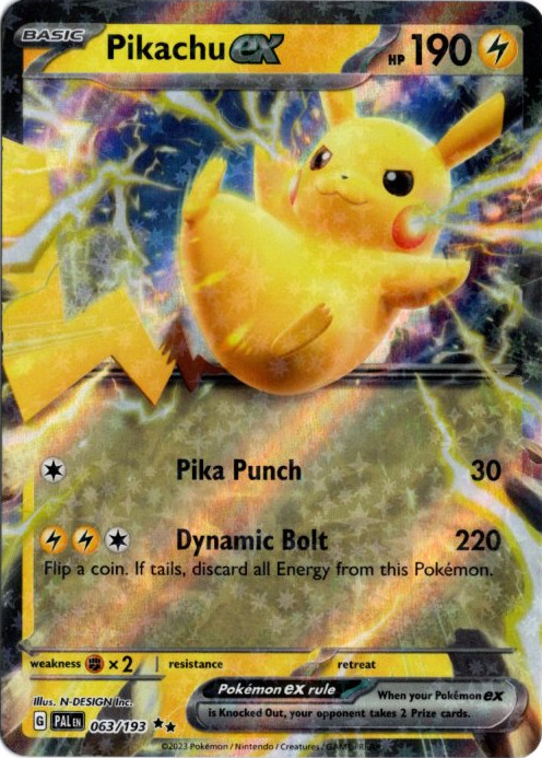 ピカチュウex 海外版 英語版 Pikachu ex - 063/193 -【Card Chicken】