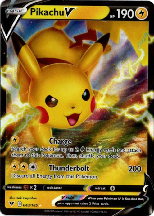 ピカチュウV 海外版 英語版 Pikachu V - 043/185 -【Card Chicken】
