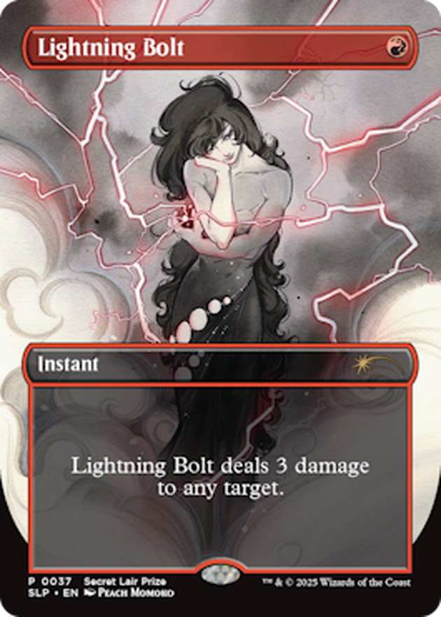 FOIL)(0037)稲妻/Lightning Bolt《英語》【Secret Lair Showdown】