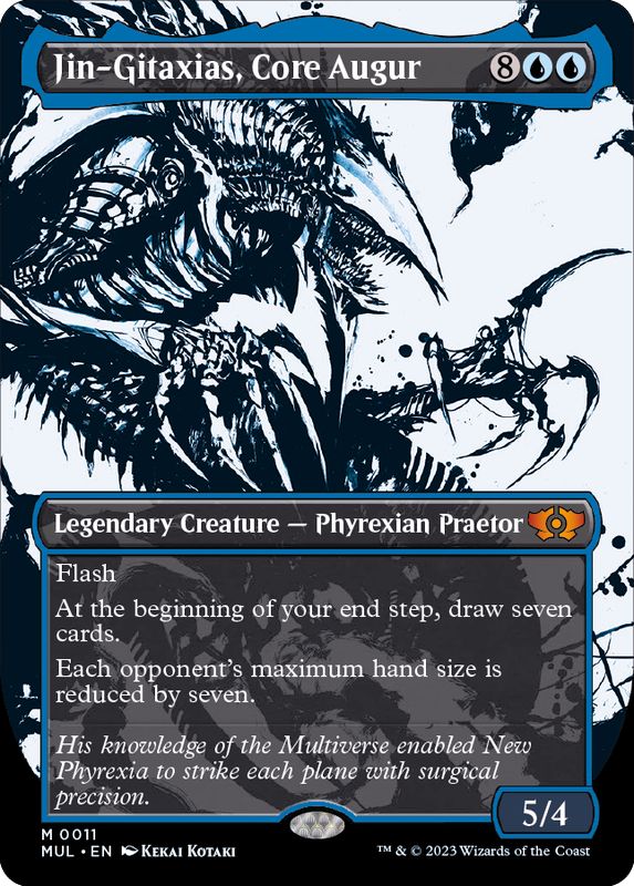 ダブルレインボウFOIL)核の占い師、ジン＝ギタクシアス/Jin-Gitaxias