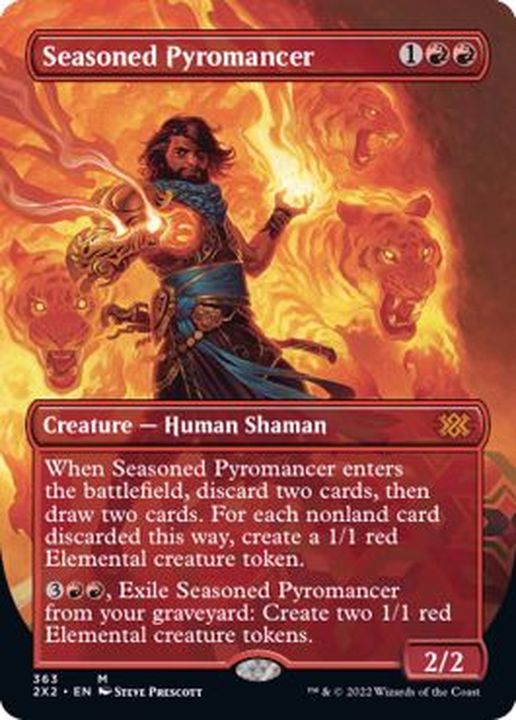 FOIL)(フルアート)歴戦の紅蓮術士/Seasoned Pyromancer※コレクター