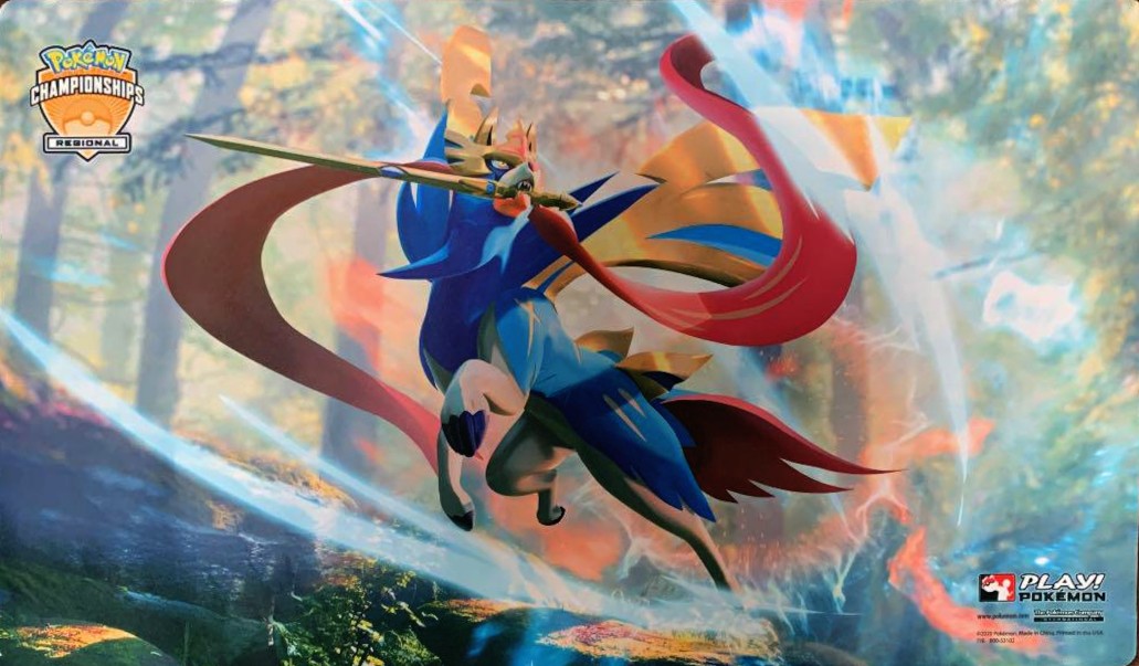 状態A-〕プレイマット『海外/ザシアン(REGIONALロゴ)※』【サプライ】{-}