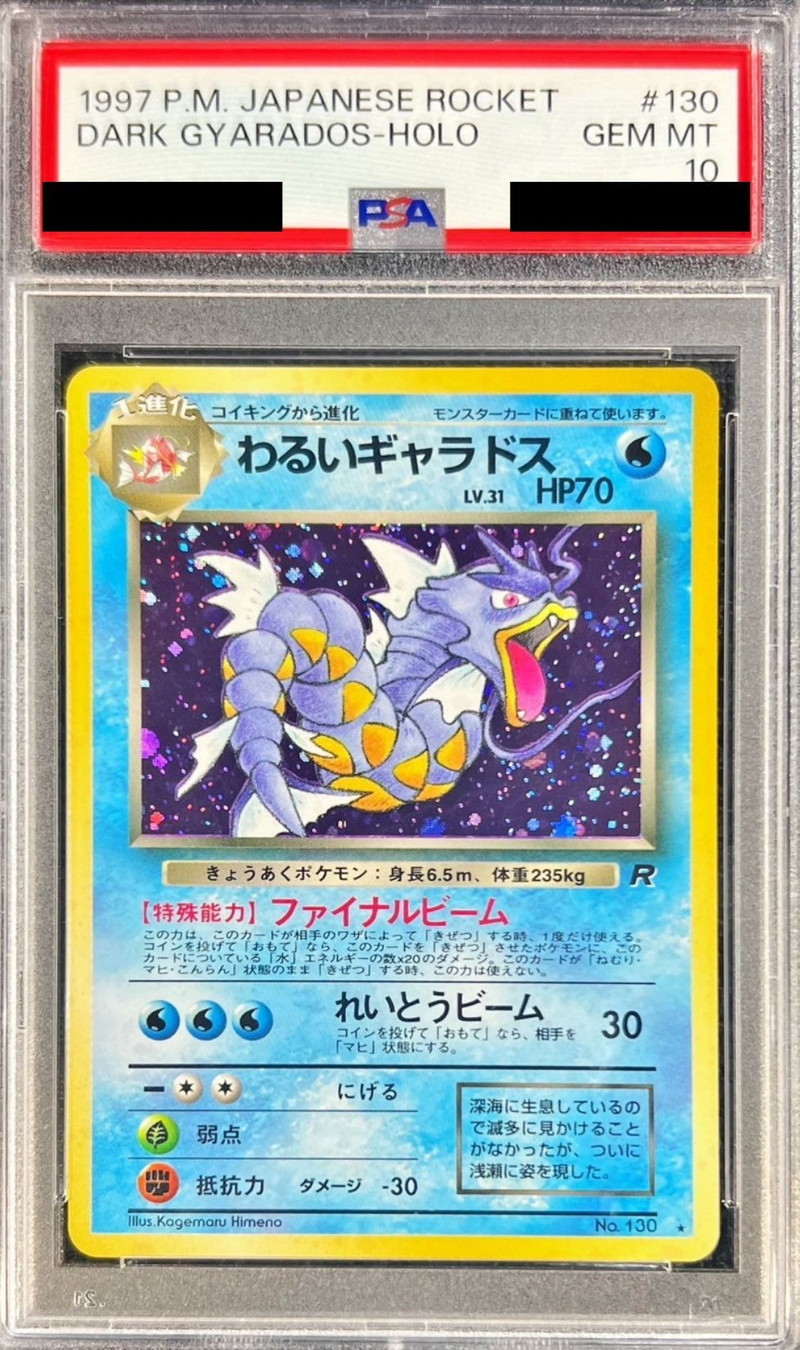 状態難/PSA10鑑定済〕わるいギャラドス LV.31【☆】{旧裏}