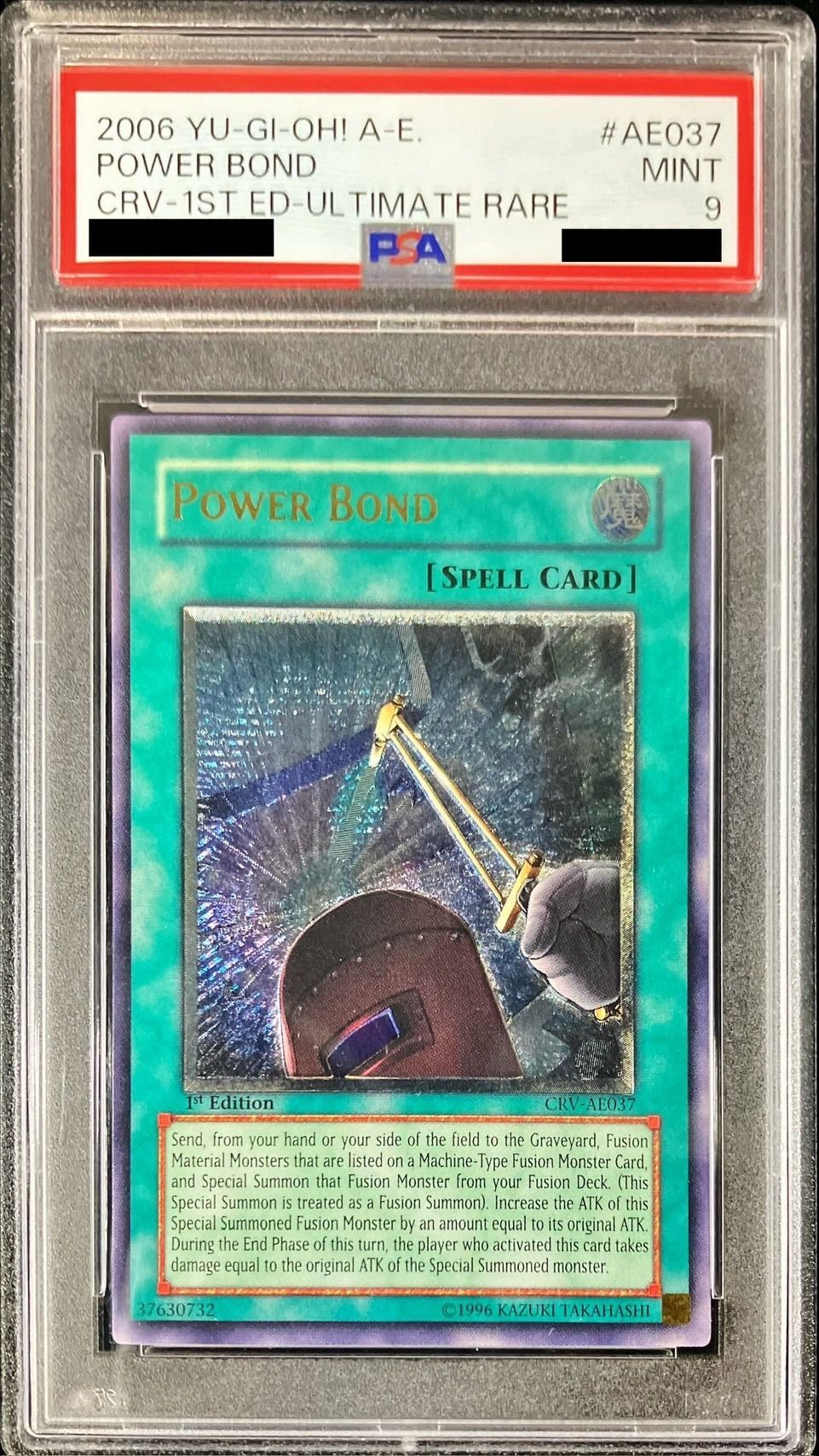 PSA9鑑定済〕☆旧アジア☆パワーボンド【レリーフ】{CRV-AE037