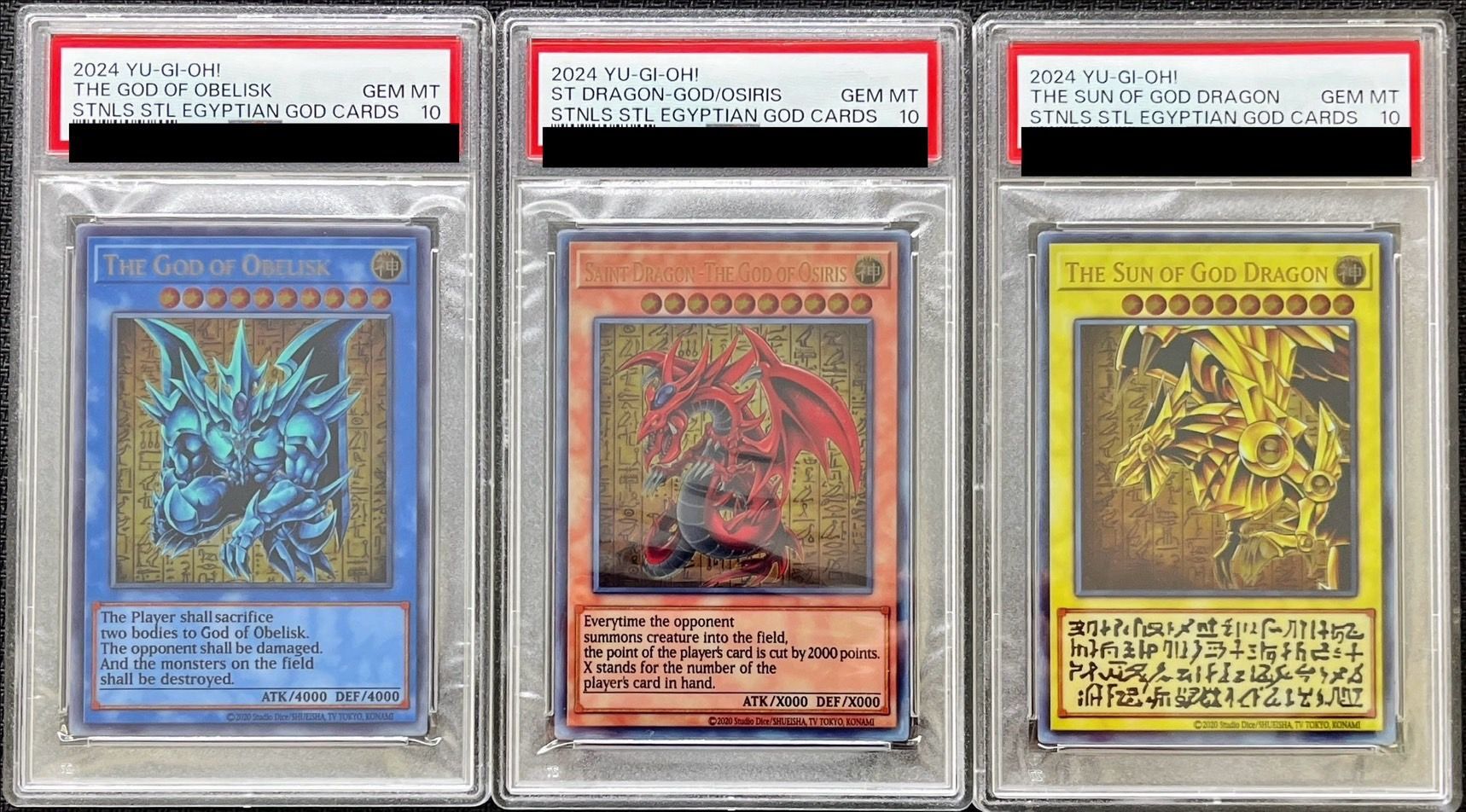 PSA10鑑定済〕ステンレス製『三幻神』【-】{-}《その他》