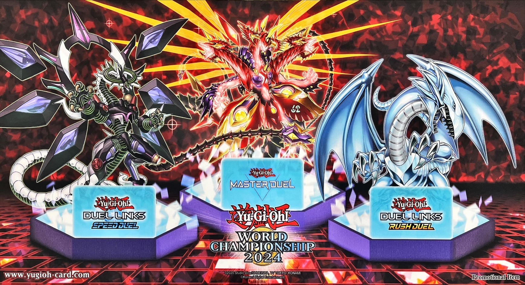 遊戯王 プレイマット wcs2025 ブルーアイズタイラントドラゴン 遊戯王