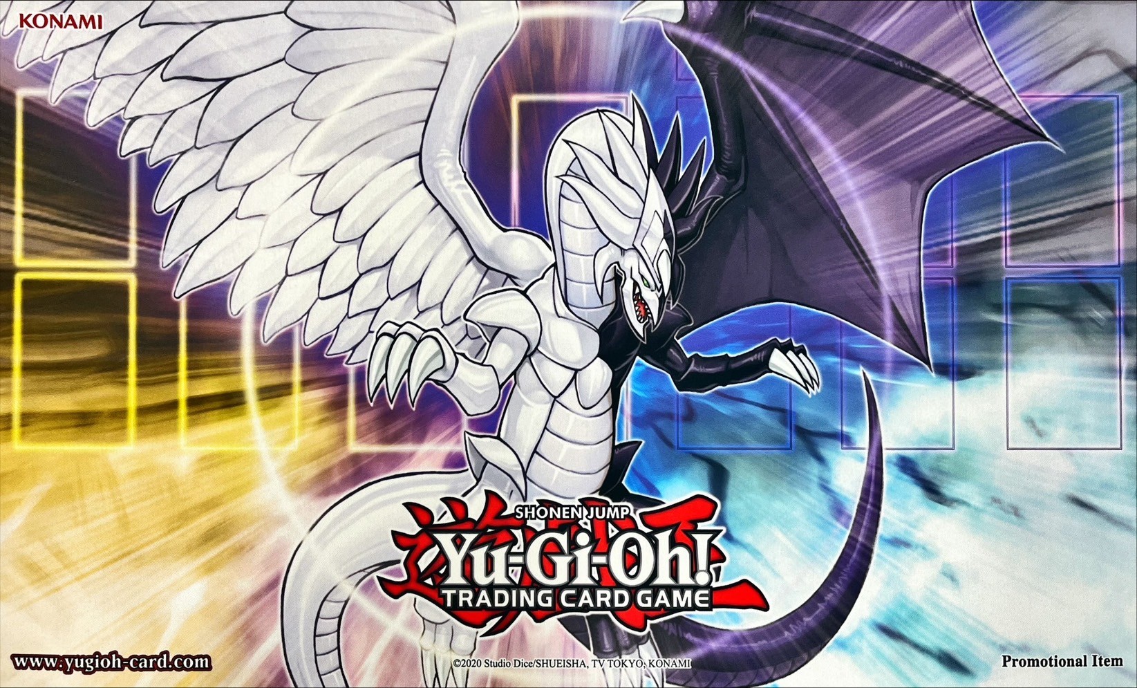 遊戯王 公式 プレイマット 光と闇の竜 開封済 遊戯王 公式 プレイ