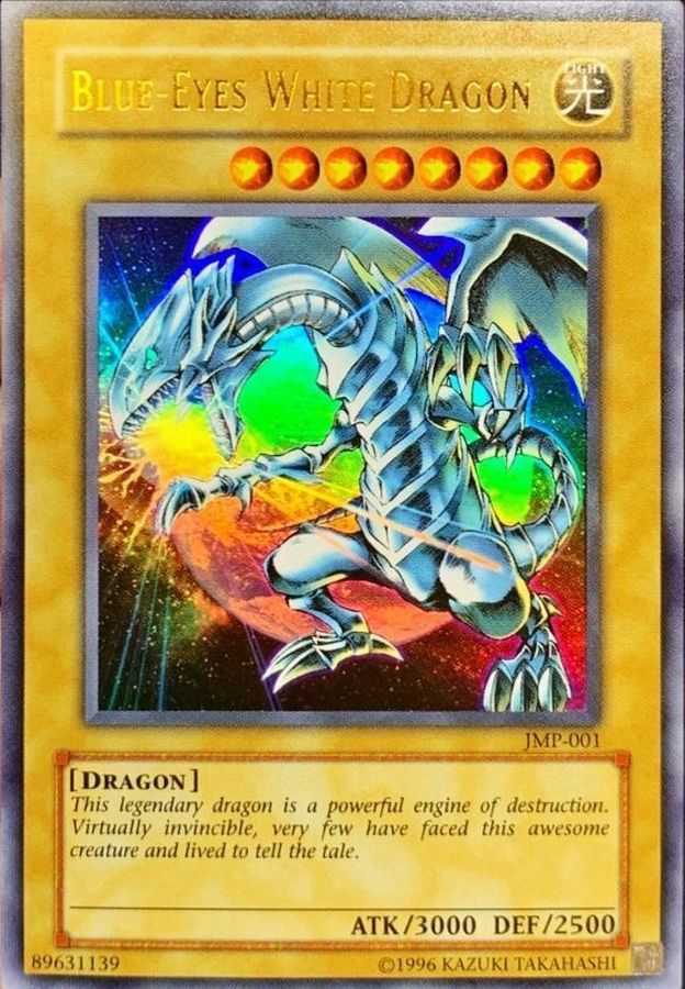 状態B〕BLUE-EYESWHITEDRAGON【ウルトラ】{JMP-001}《モンスター》