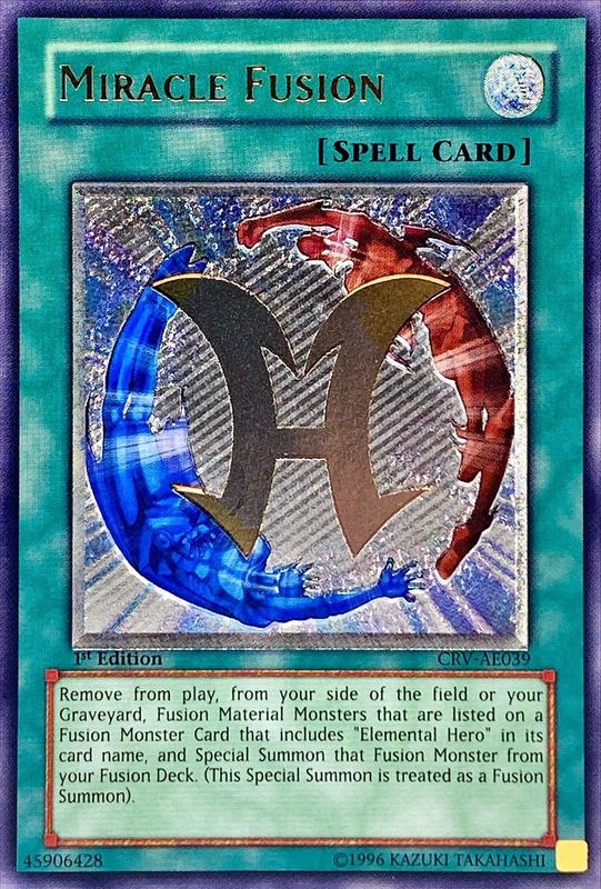 状態D〕☆旧アジア☆ミラクルフュージョン【レリーフ】{CRV-AE039