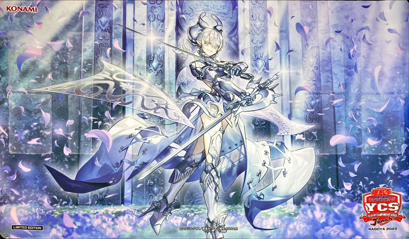 遊戯王ラビュリンス プレイマット、スリーブ＋白銀姫絵違い25th