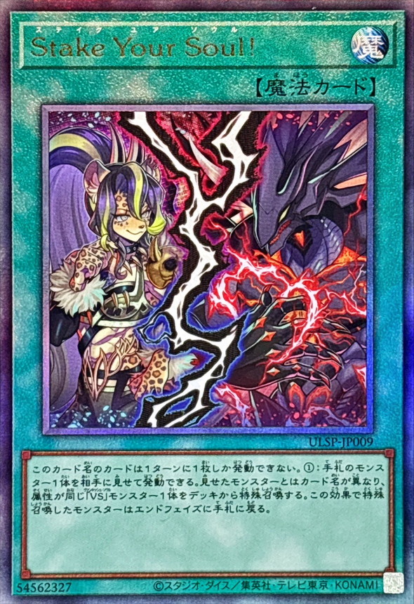 StakeYourSoul!【レリーフ】{ULSP-JP009}《魔法》