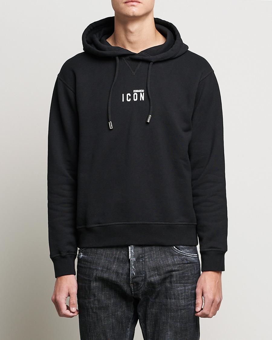 Dsquared2 Icon small Logo Hoodie Black at CareOfCarl.com