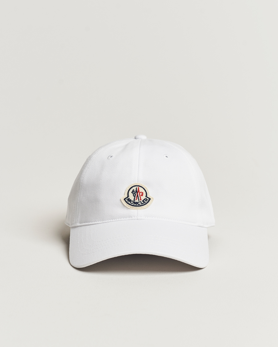 Moncler Baseball Cap White at CareOfCarl.com