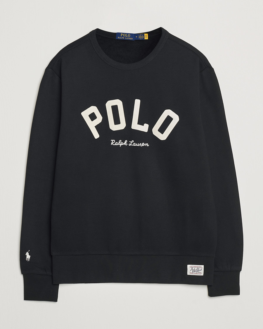 Polo Ralph Lauren RL Varsity Sweatshirt Polo Black at CareOfCarl.com